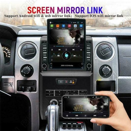 Vertical Stereo Radio 9.7 Android 10.1 For 2009-2012 for Ford F150 Model B 2+32GB