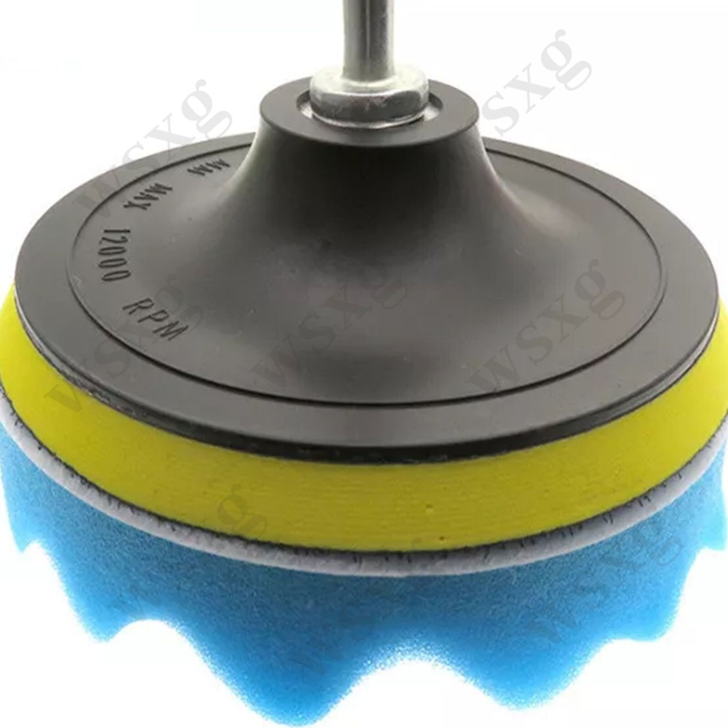 9-piece 3-inch polishing and waxing sponge pad set for composite car polishing machine