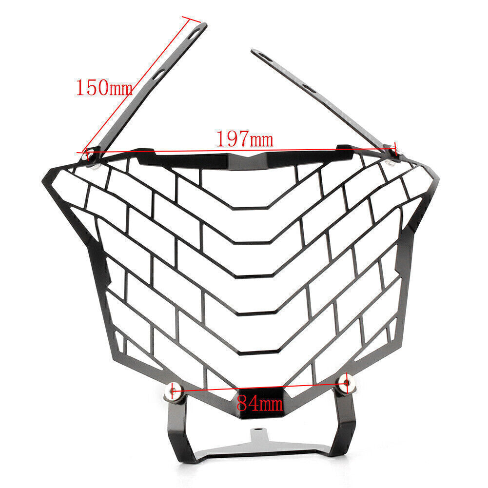 Front Headlight Lens Grille Guard Cover Motorcycle for HONDA CB500X 2016-2017