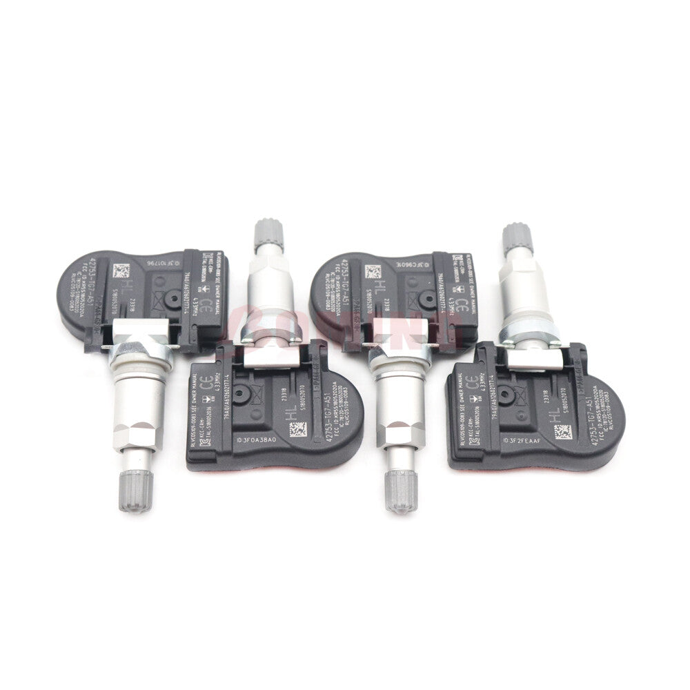 4x 42753-TG7-A51 TIRE PRESSURE SENSOR TPMS for Honda Pilot 2016-2019 433MHz