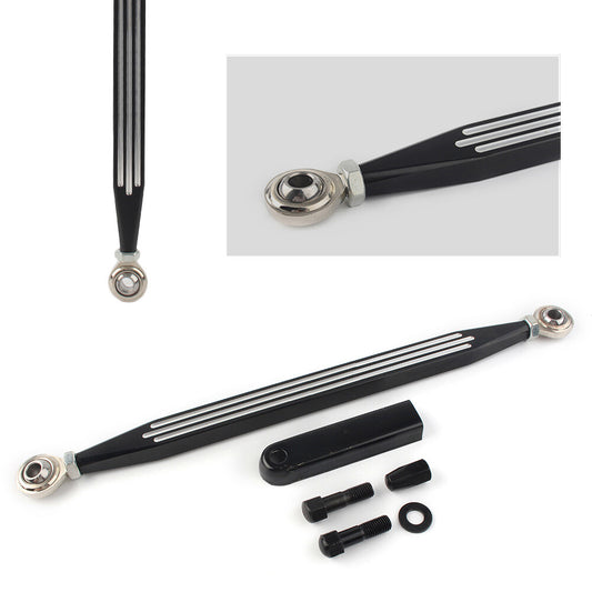 Black CNC Shift Linkage Shifter Link For Harly Electra Glide Classic EFI FLHTCI