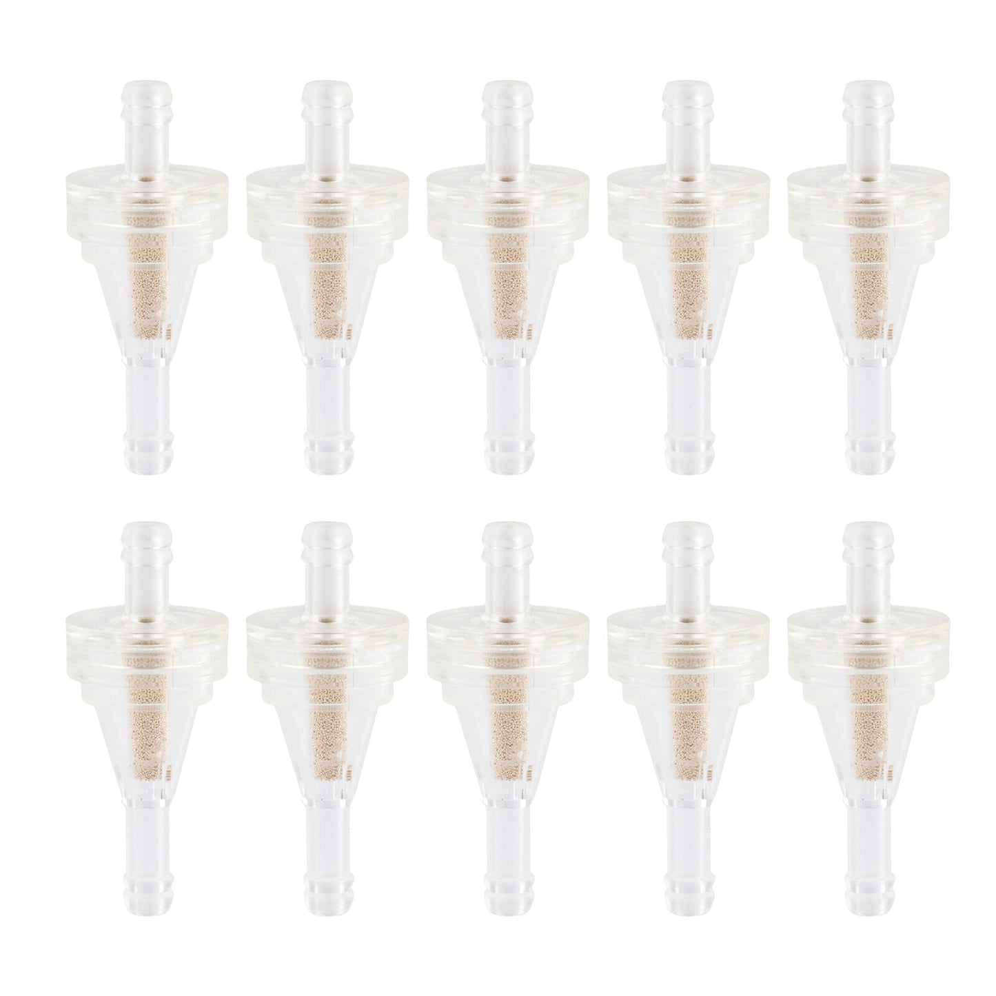 10x 1/4in 6mm Inline Gas Fuel Filter Universal for Motorcycle Dirt Bike ATV UTV