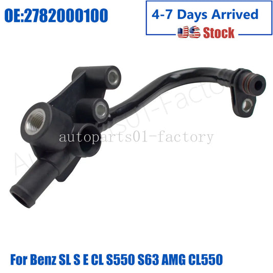 2782000100 New Turbocharger Coolant Hose for Benz SL S E CL S550 S63 AMG CL550