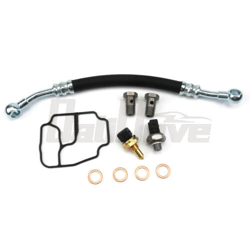 Engine oil filter housing gasket kit for BMW E46, E39, E53, E85, 325Ci, 530i, X5, Z3
