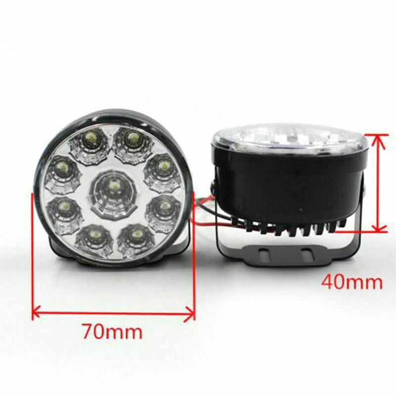 Bright LED Car Lights 2-Pack (2x Daytime Running Lights Fog Daytime Running Lights)