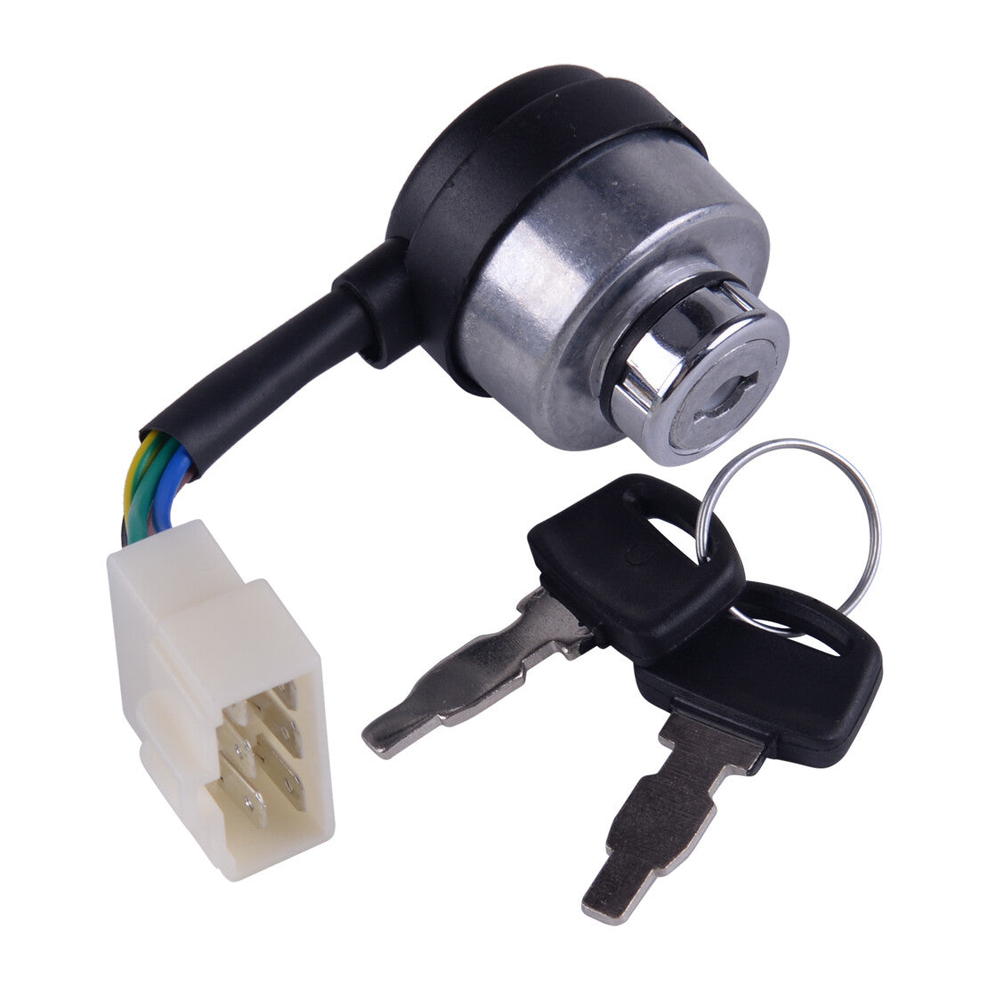 Portable Chinese Gasoline Diesel Generator 6-Wire Start Ignition Switch w/ 2 Key