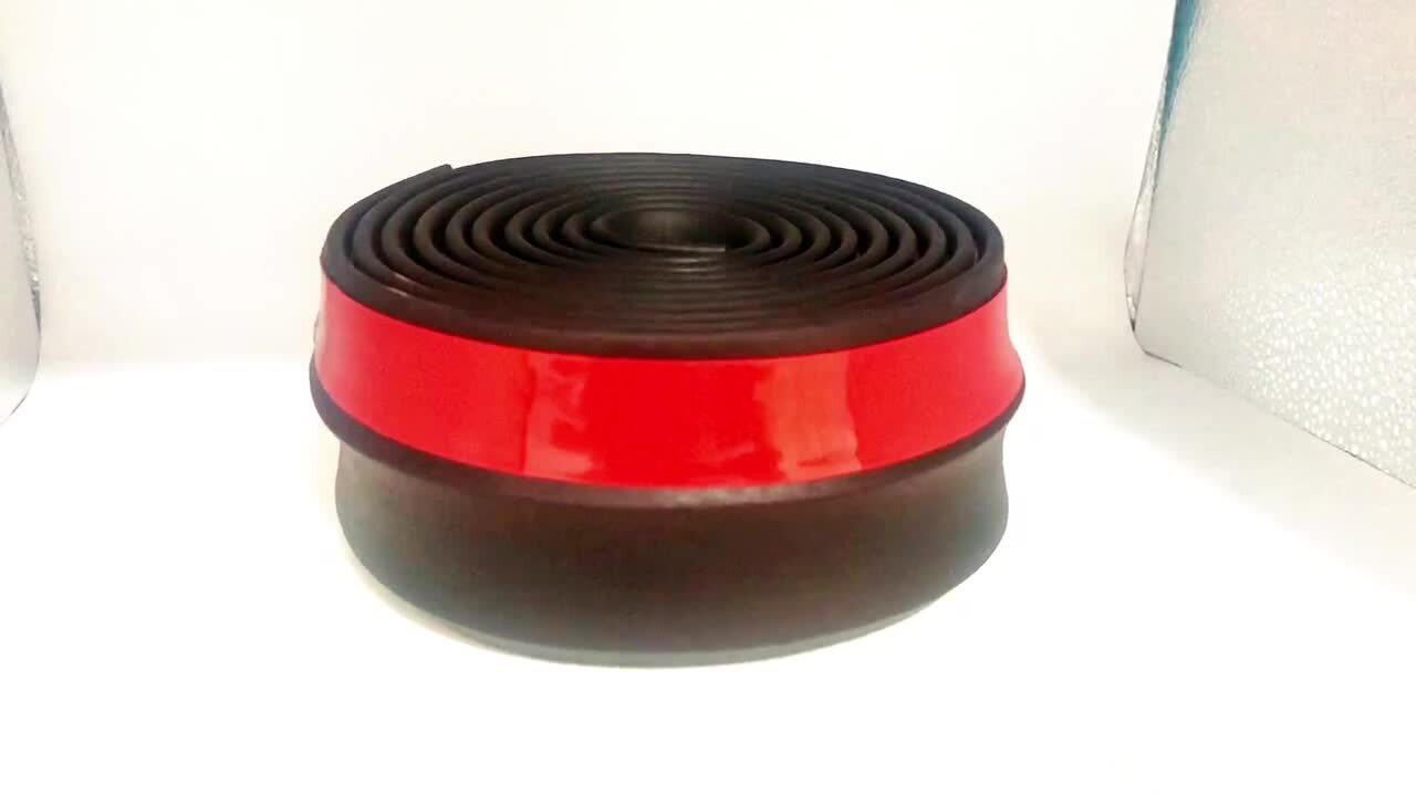 2.5M Car Front Bumper Lip Splitter Protectors Strip Body Side Spoiler Rubber