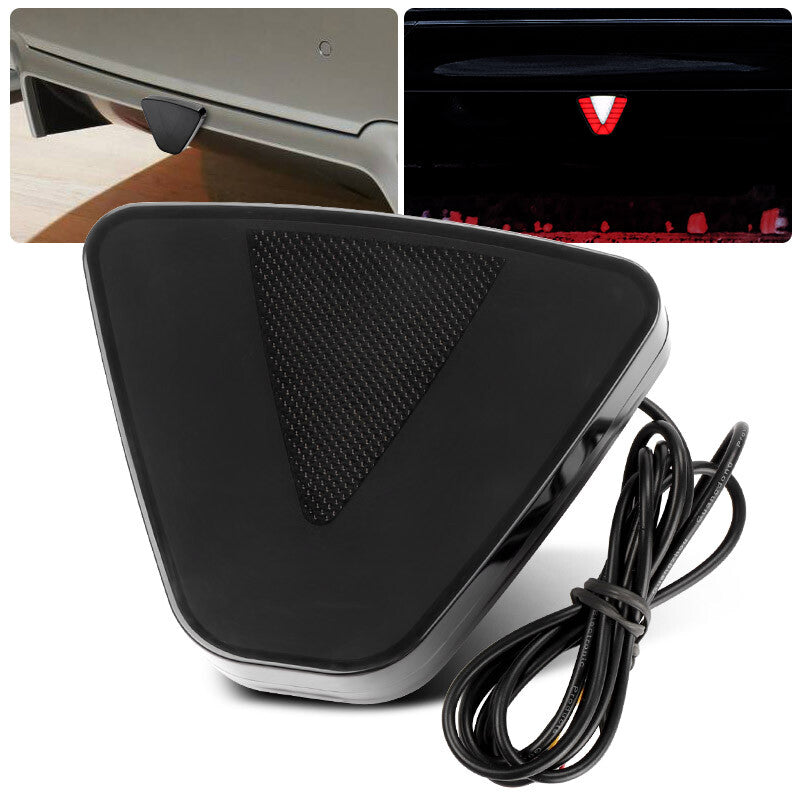 F1 Style LED Rear 3rd Strobe Flash Tail Pilot Brake Stop Light Universal Lamp