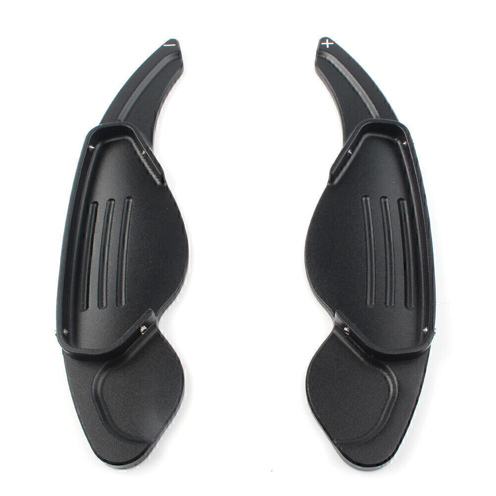 2x Steering Wheel Shift Paddle Extension Shifter Fit for Land Rover for Jaguar Black