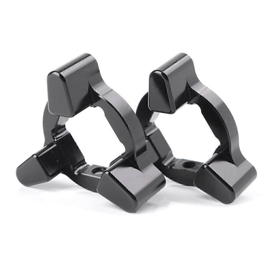 22mm Motor CNC Front Anodized Fork Preload Adjusters Universal Black UK