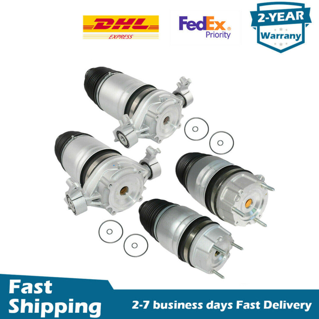 4x Rear Front Air Suspension Springs Bags for Porsche for Cayenne for VW for Audi Q7 2010-18