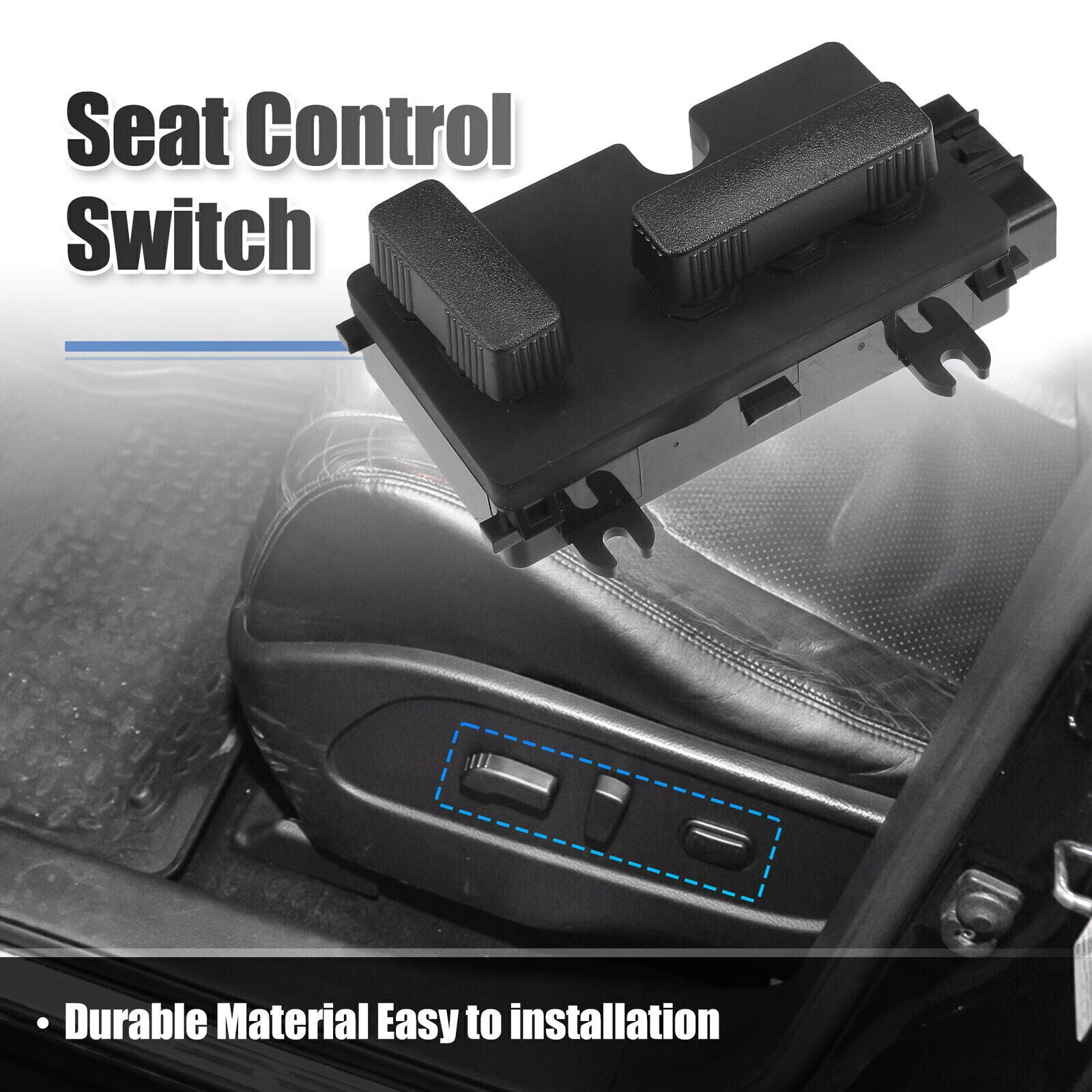 8 Way Power for Seat Control Switch 12450254 fit for GMC for Sierra Right Passenger Side