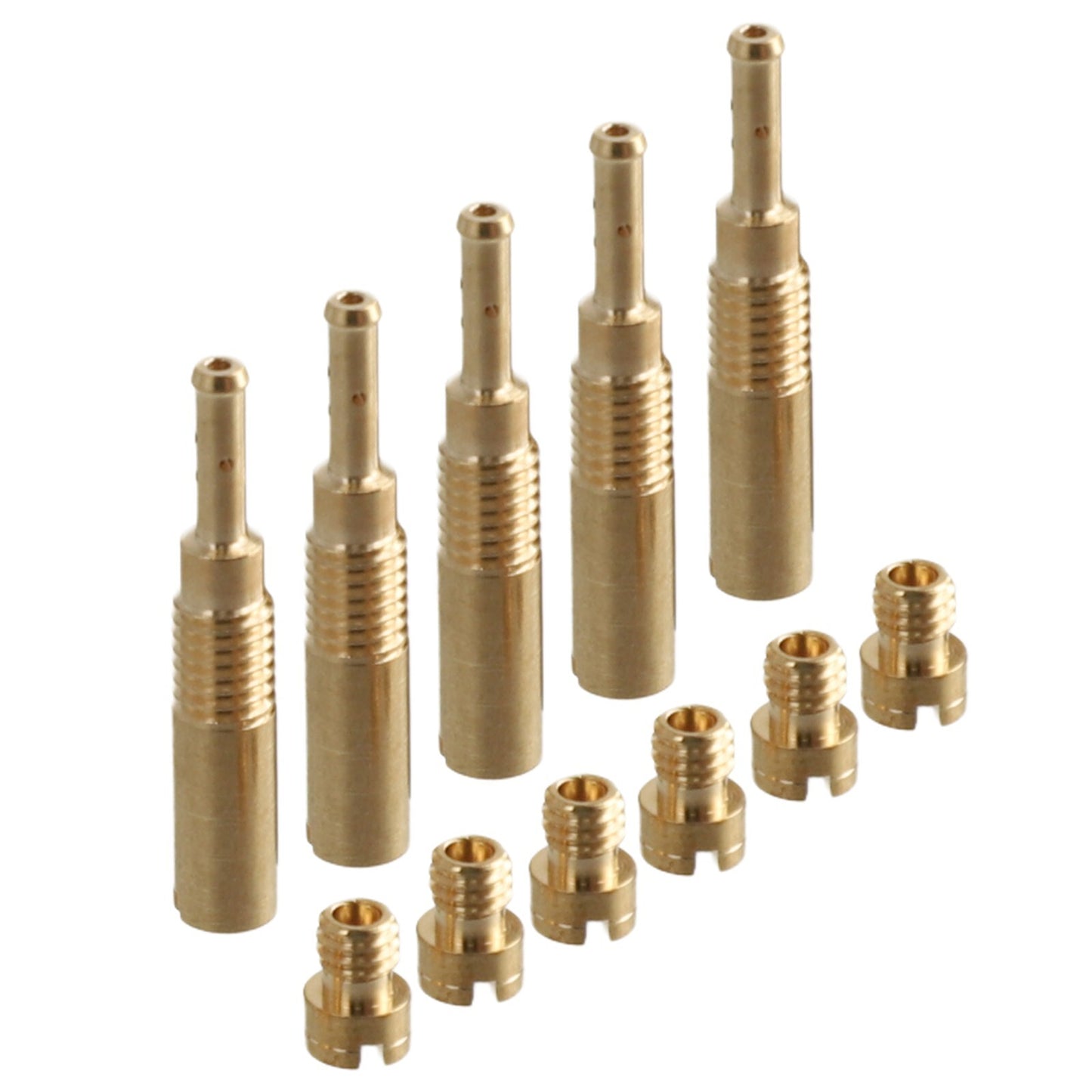 Durable molded clamps suitable for professional installation. No instructions provided.