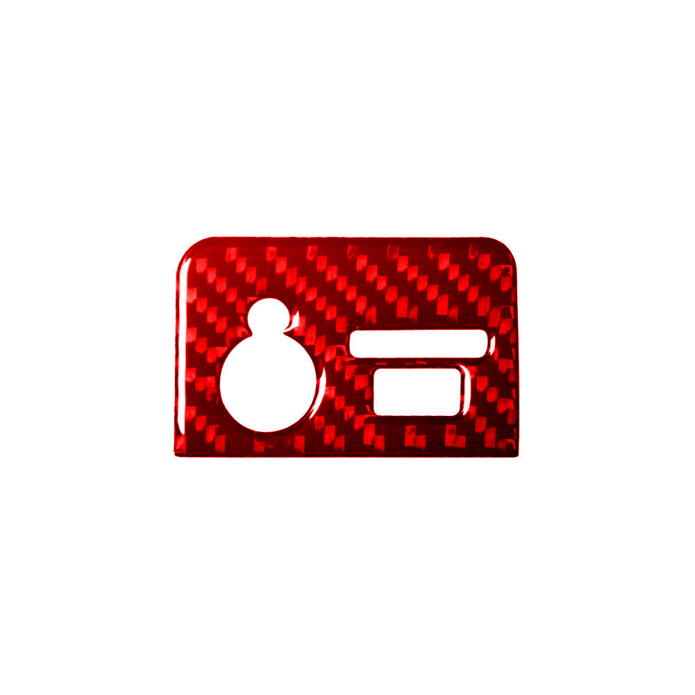 Red Carbon Fiber Interior Headlight Control Trim for Lexus RX330 350 2004-2009