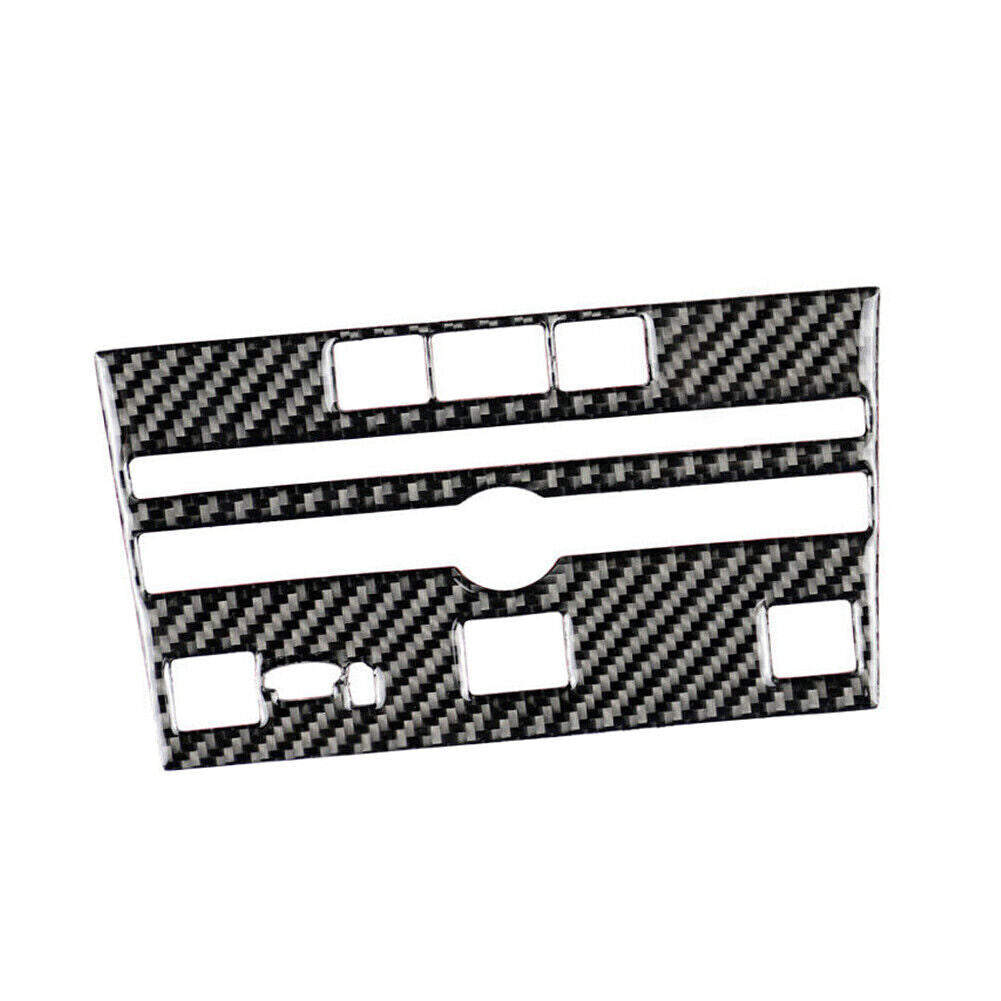 Interior CD Panel Frame Trim Cover Carbon Fiber for Infiniti Q50 Q60 2014-19 New