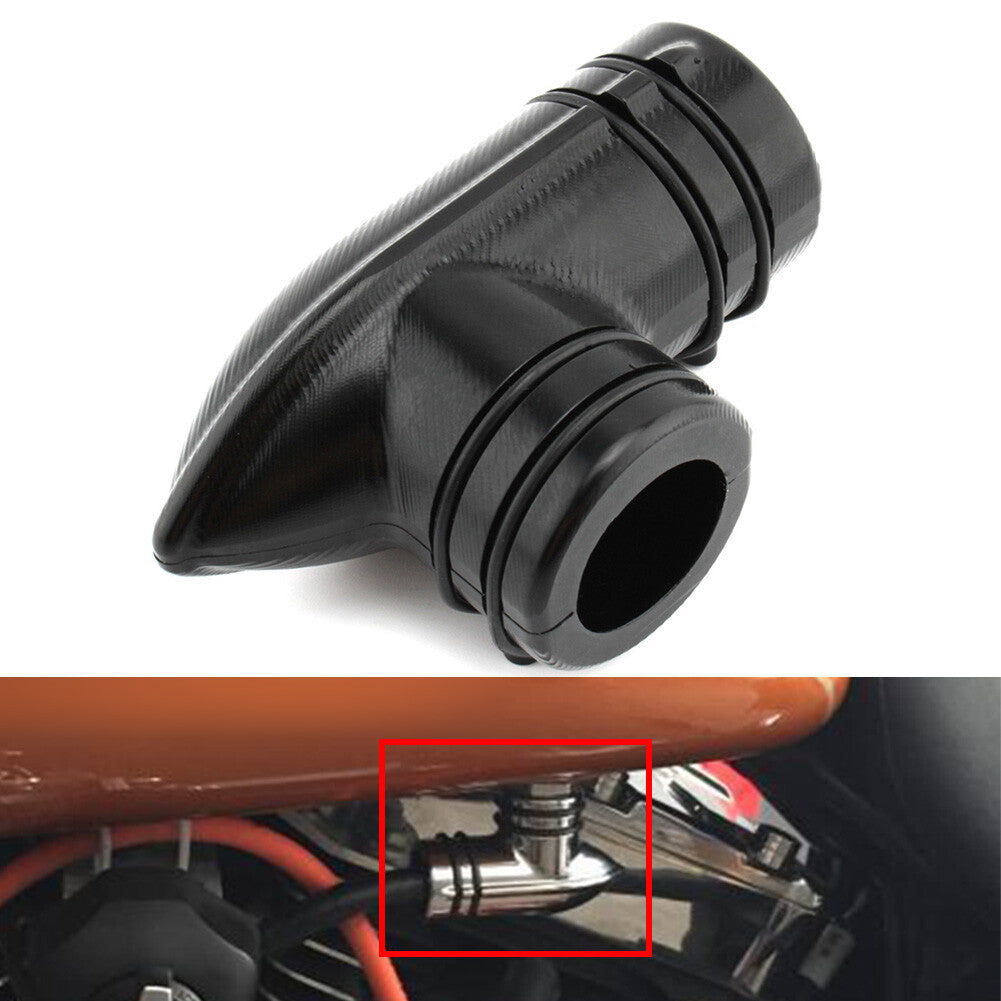 Fuel Tank Gas Bottom Decorate Cover BLK for Harley Davison FLTR Road Glide Dyna