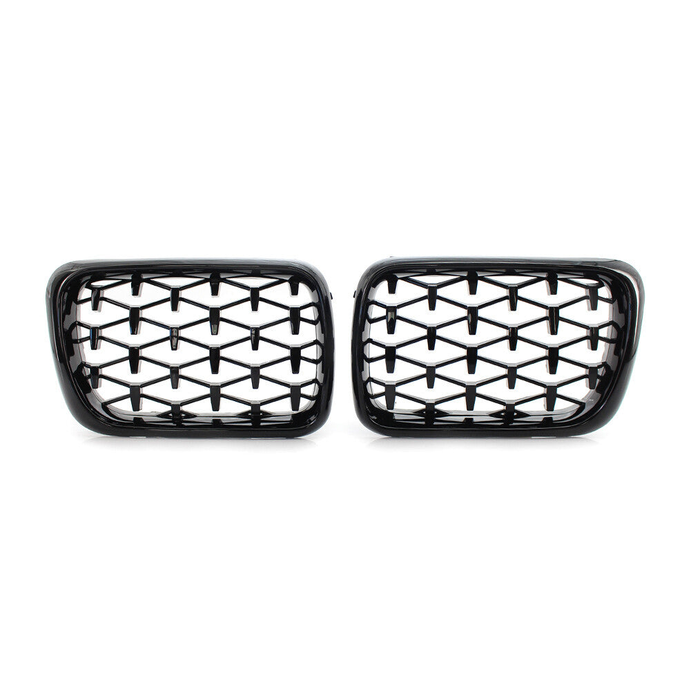 Fit for BMW E36 3 Series 1997-1999 Grille Black Diamond Meteor Style 51138195151