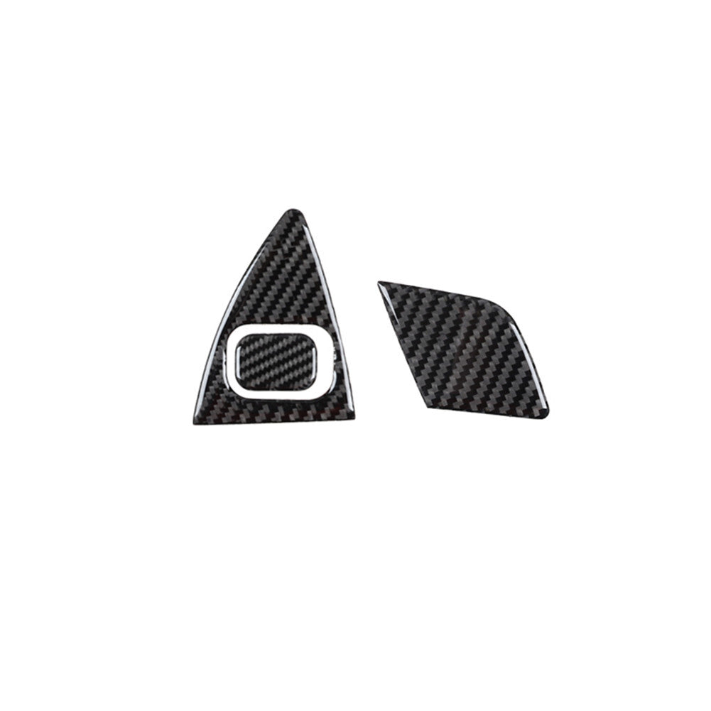 3Pcs Carbon Fiber Interior Passenger Side Door Accent Cover Trim for Acura TSX