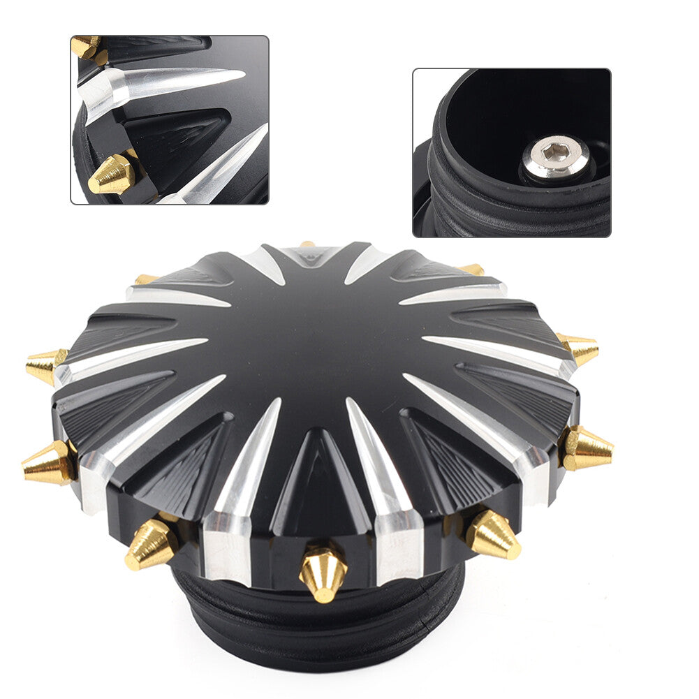 Fuel Gas Tank Oil Cap Cover Vented fits for Harley DynaXL883 1200 Road King