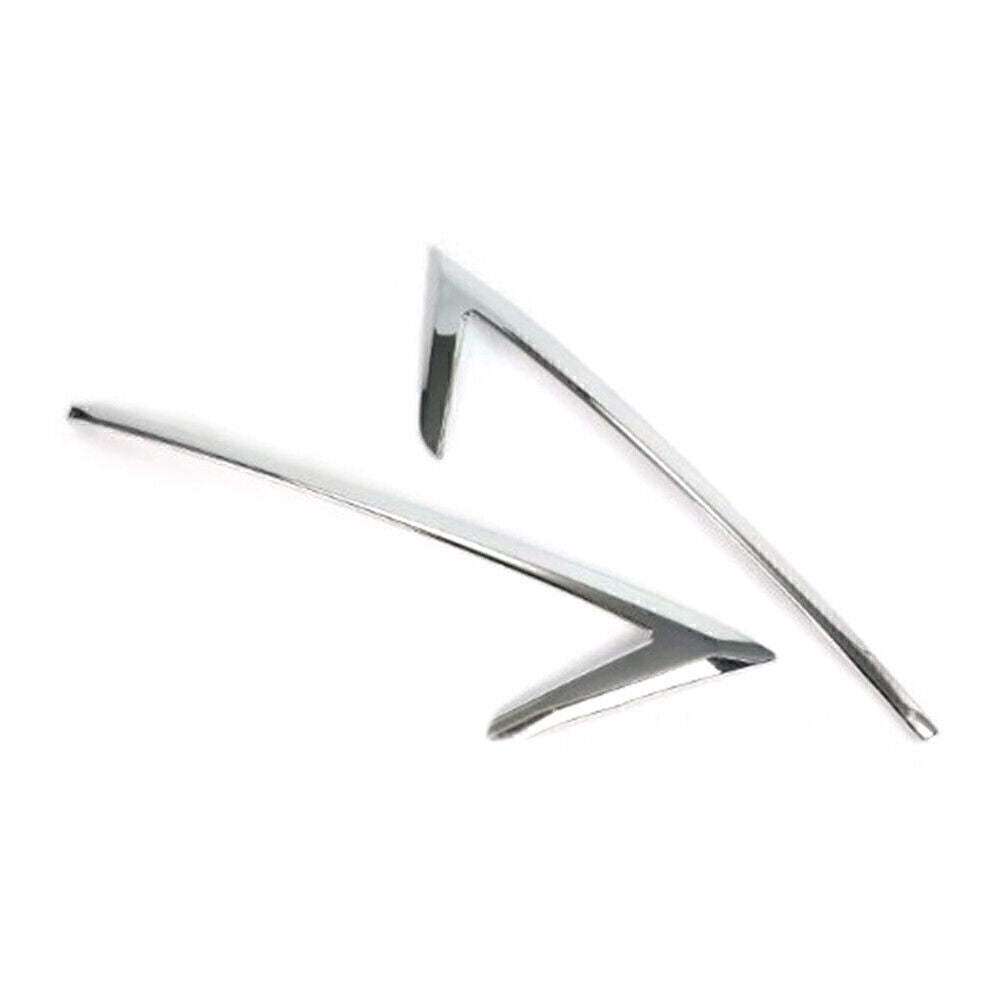 Rear Bumper Fog Light Lamp Cover Trim for Mazda CX-5 CX5 2017-2021 ABS Chrome