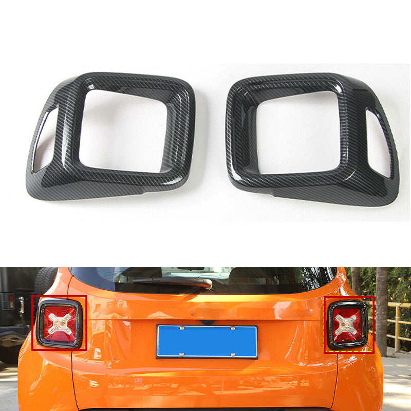 Rear Tail Light Cover Lamp Frame Decoration Trim for Jeep Renegade 2016-2020