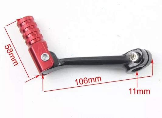 B/Red 11MM Alloy Short Gear Shift Shifter Lever for Honda CRF XR 50 70 110 Z50