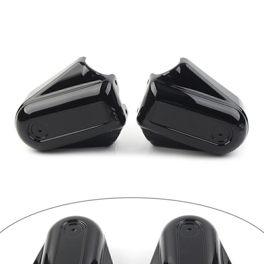 2X Black Rear Axle Swingarm Cover Fit for Harley Softail FLST FLSTC FLSTN FXST 08-18