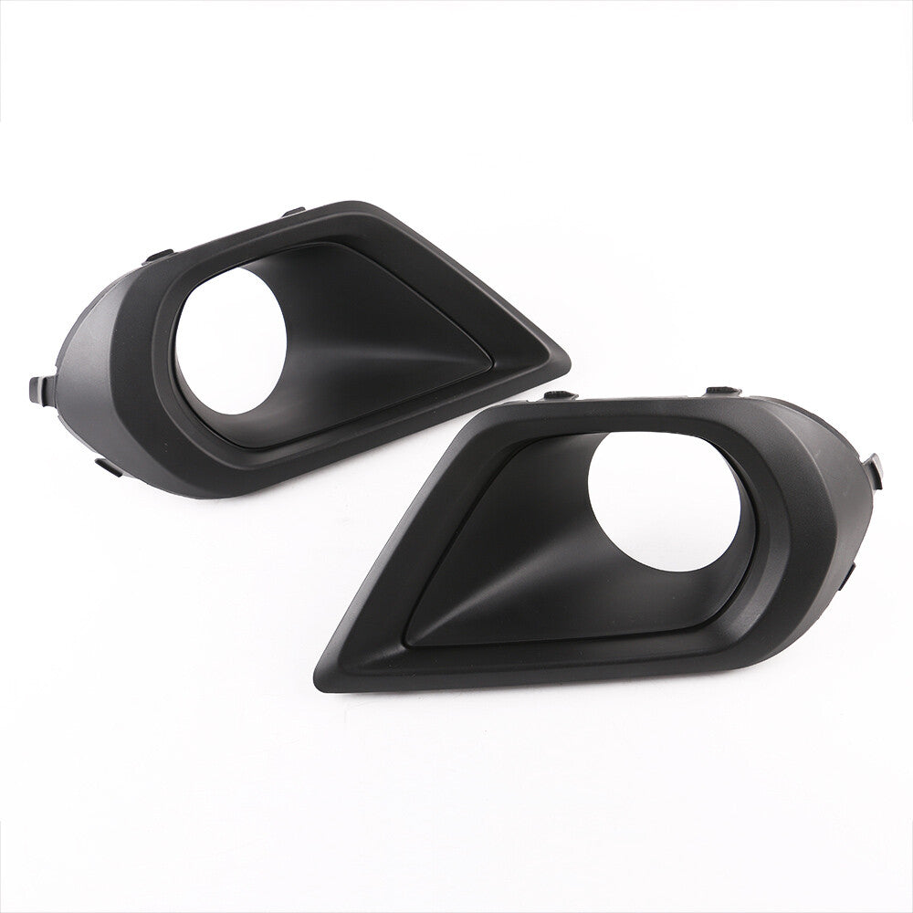 2x For 2014-2016 for Subaru for Forester Fog Light Bezel Cover Black Left Right Side
