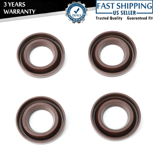4-pack of brown spark plug oil seals suitable for 1995-2004 for Toyota Tacoma 2.4L 2.7L 11193-15010