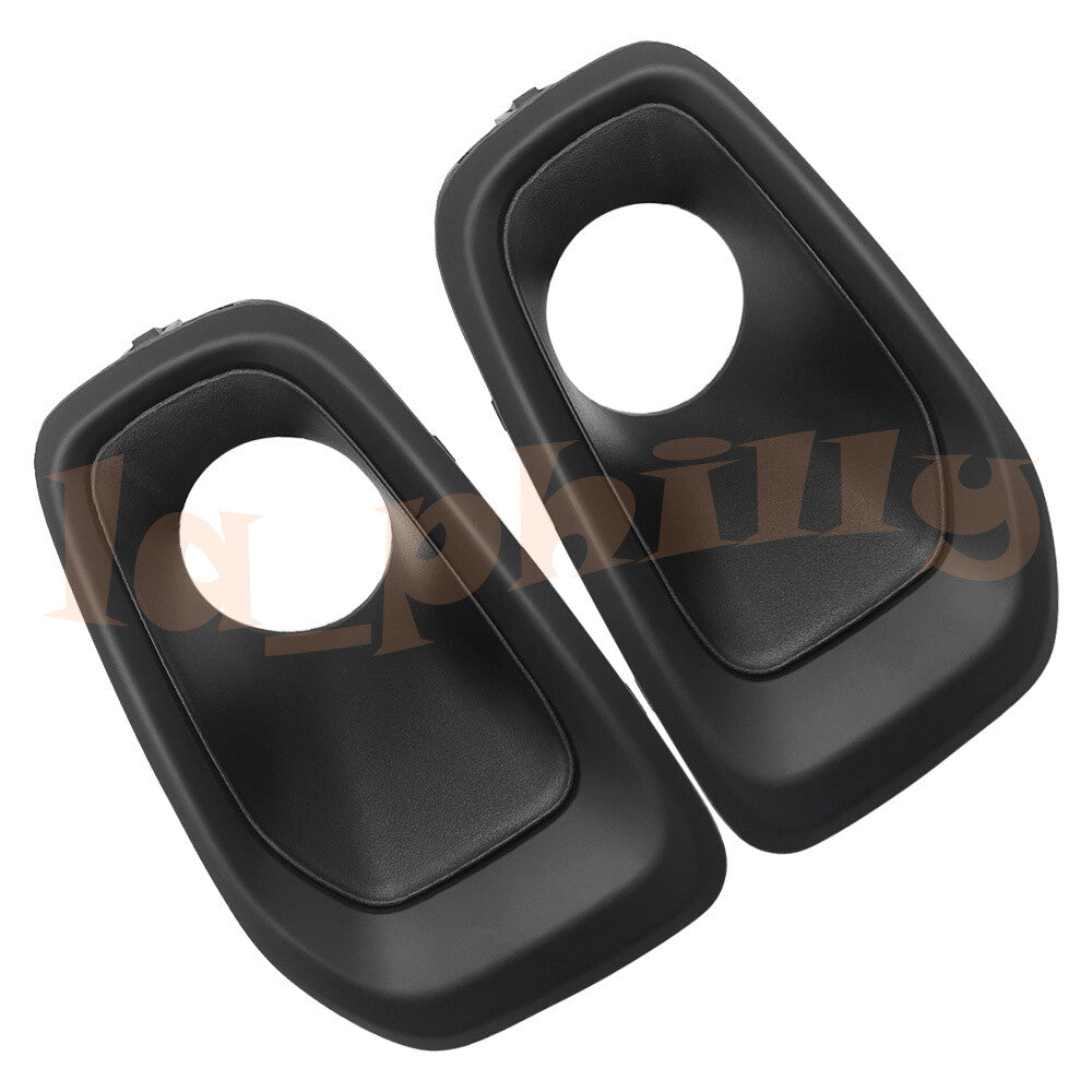 For 2015 2016 2017 2018 for Jeep Renegade RHLH Bumper Fog Lamp Bezel Matte Black