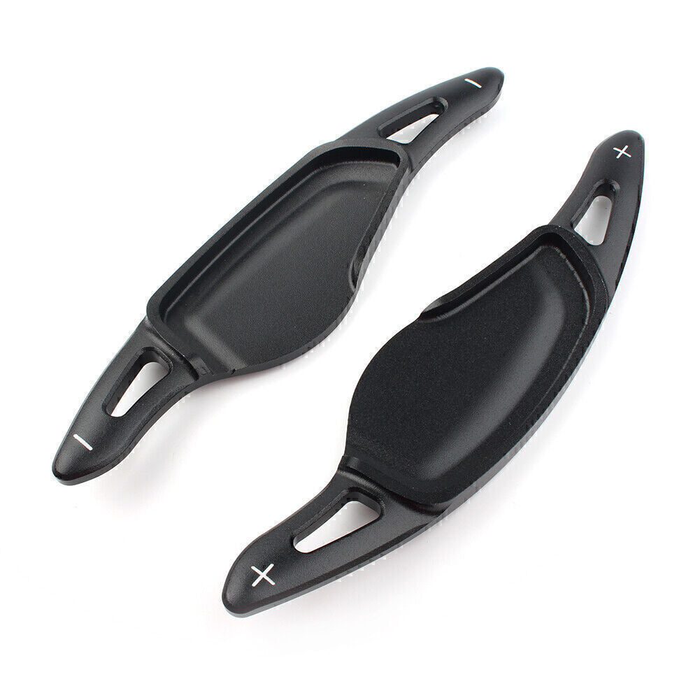 Pair Steering Wheel Paddle Shifter Extension for BMW 5 7 Series X3 X4 X5 Black