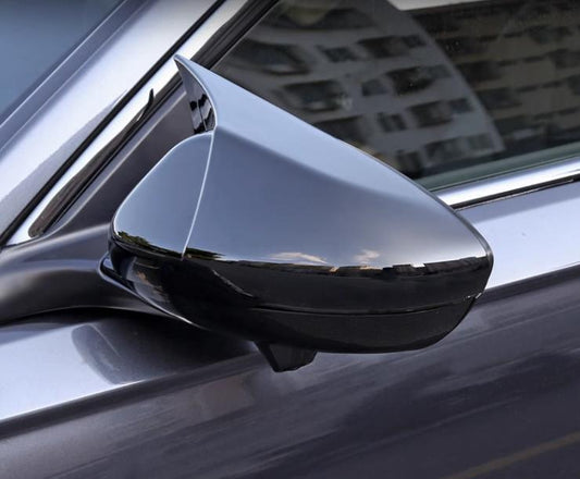 Glossy Black OX Horn Rear View Mirror Cover Trim for Honda Accord 11th 2023+