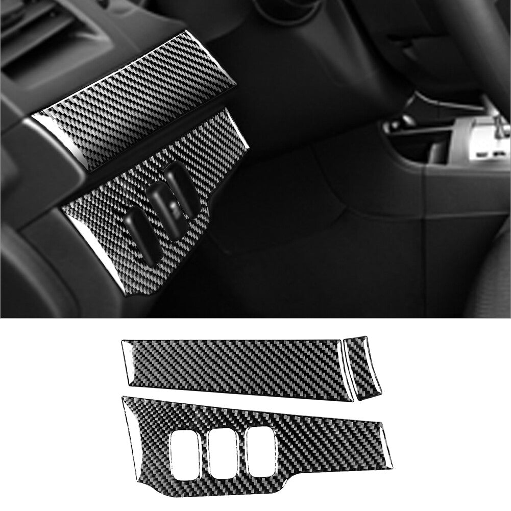 17Pcs Carbon Fiber Full Interior Kit Cover Trim for Mitsubishi Lancer 2008-2015