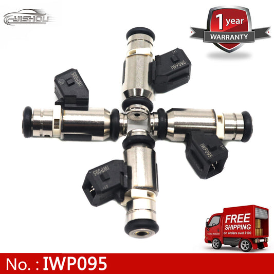 4-pack of new IWP-095 injectors and nozzles for Fiat Doblo Palio for Panda Punto Seicento