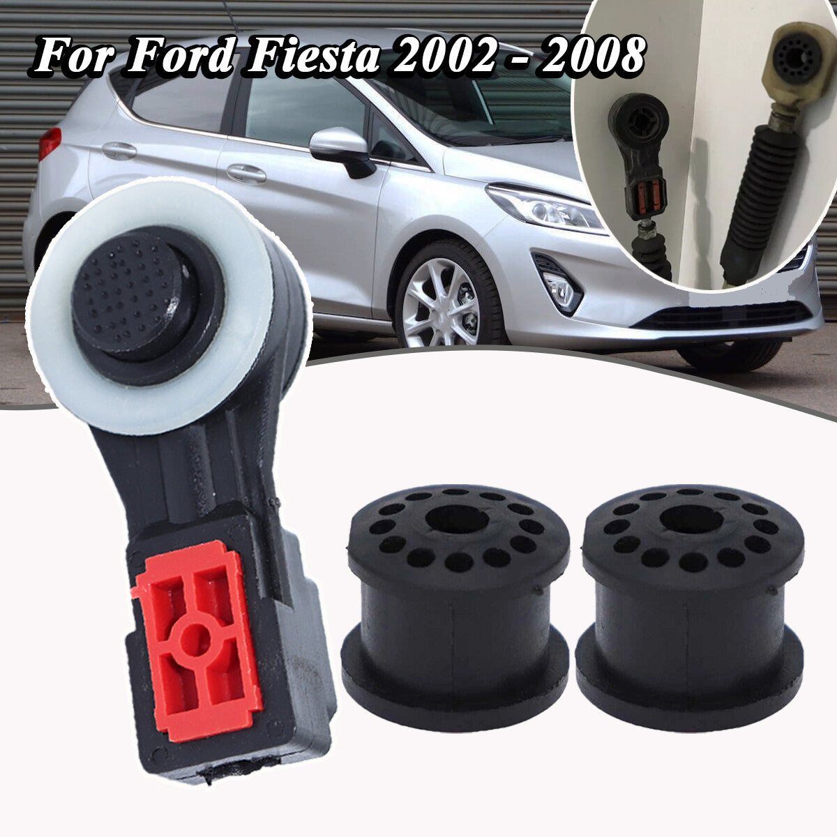 for Ford Fiesta 2002 - 2008 Gear Cable Collet Shift Lever Cable Linkage Bushing
