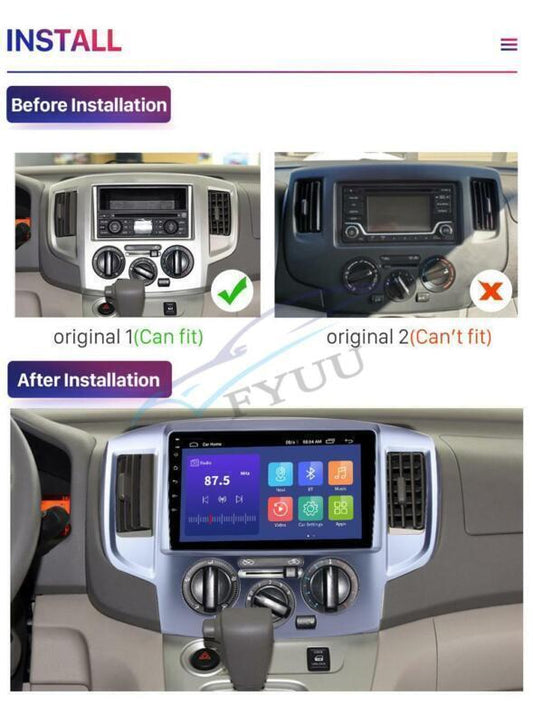 9 Navi 1+16GB for Nissan NV200 11-18 Carplay Car Android 10.0 Radio Stereo GPS