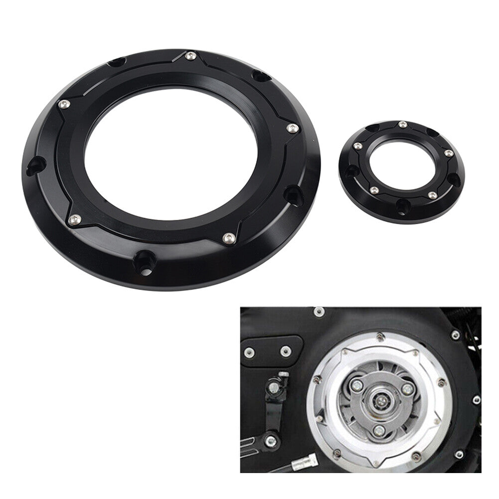 Clear Derby Timer Timing Cover FITS for Harley Softail Dyna Touring Road Glide