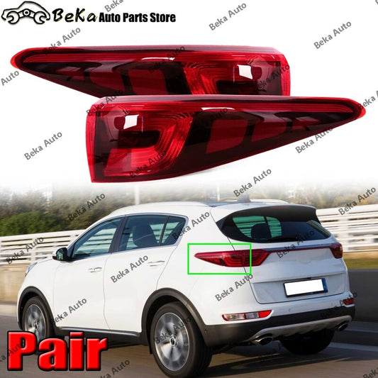 A pair of taillights and brake lights suitable for Kia KX5, for Kia Sportage, 2016, 2017, and 2018 LHRH models.