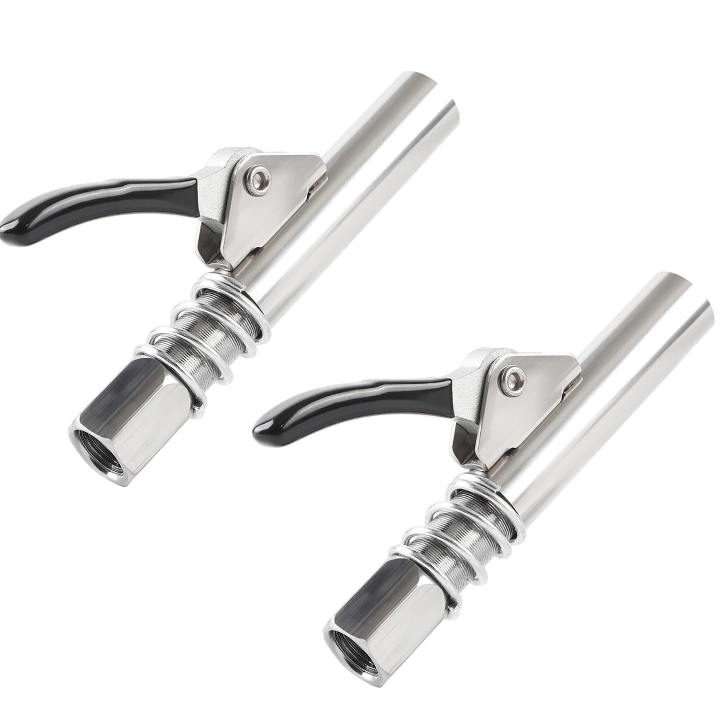 Silver+Black Oil Injection Nozzles For All SAE and Zerk Metric Accessories
