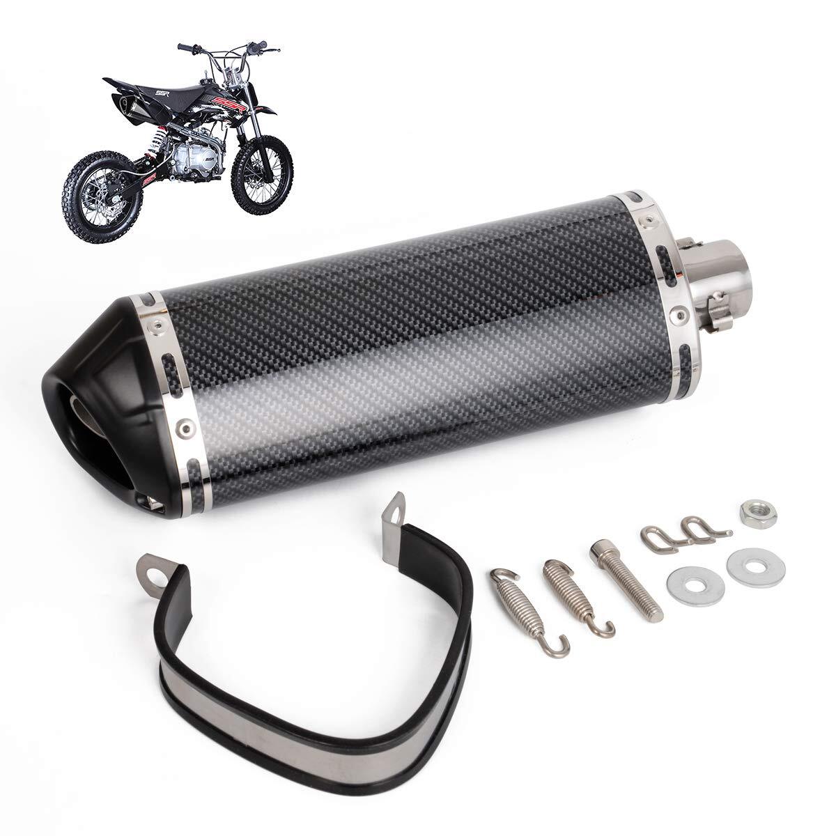 Universal Motorcycle Exhaust Muffler Tail Pipe w/ DB Killer Slip On 38mm