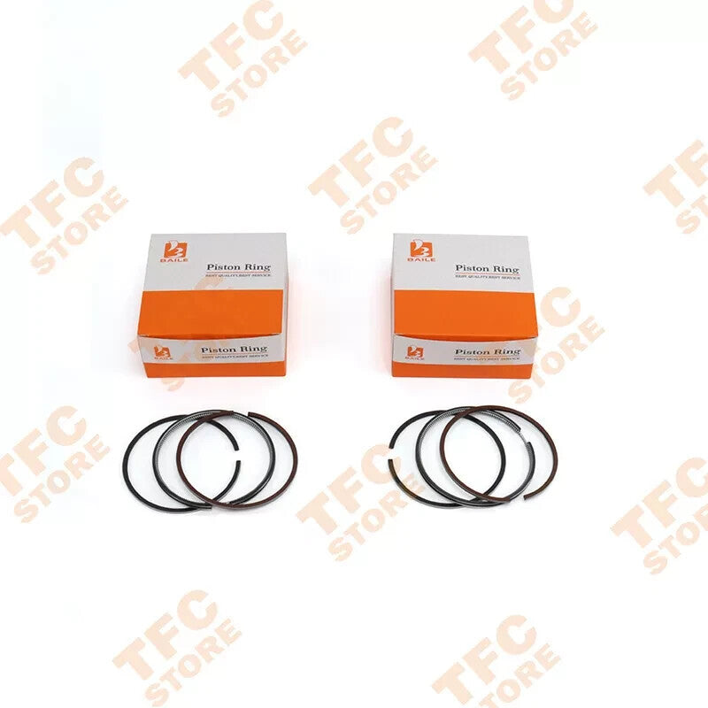 New 2 Cylinders For Kubota L1500 Engine Piston Ring 15221-21050 76MM2.5HK+2+5