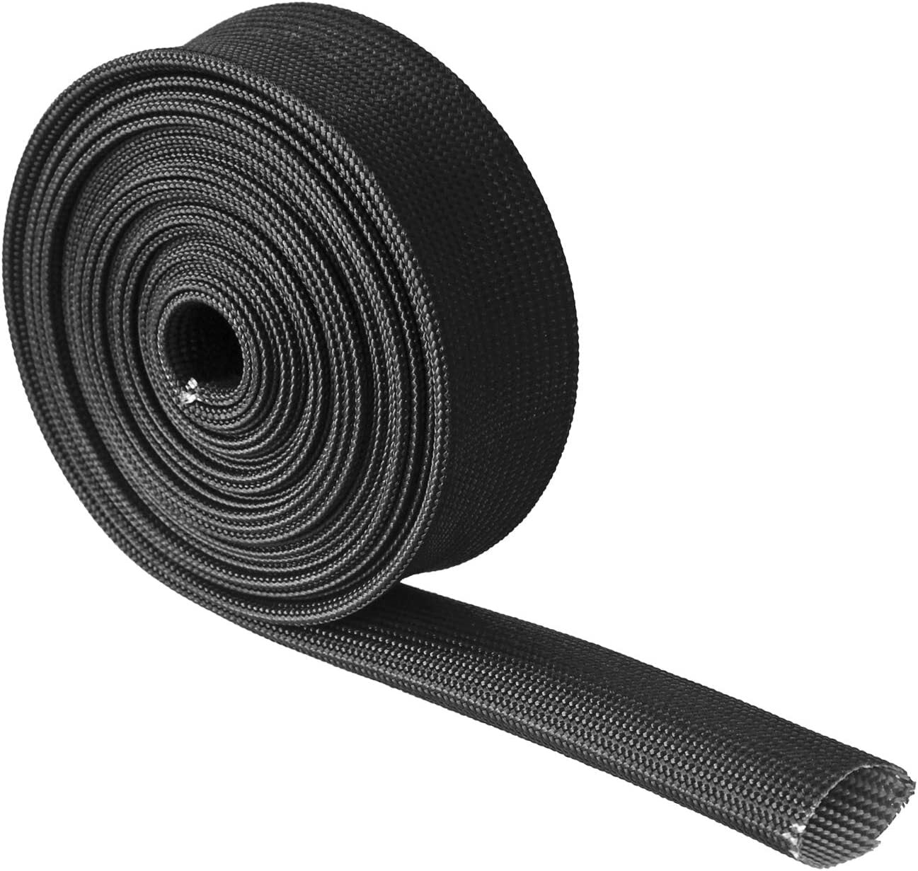 Heat shield cover for fuel line, heat shield for automotive hoses, spark plug wires, 3/4 protection