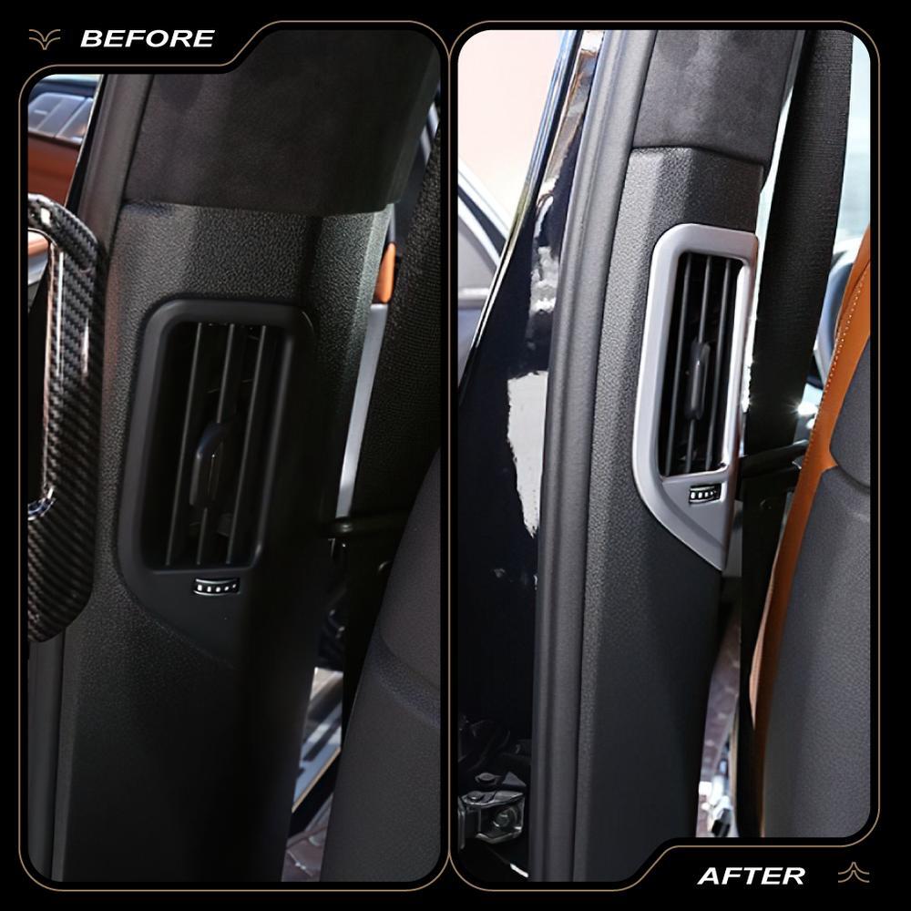for BMW X5 X7 G05 G07 2019-23 Silver B Pillar Air Outlet vent Frame Cover Trim2
