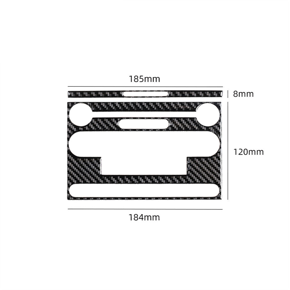 for Ford F150 FX4 2004-2008 Central Control CD Switch Panel Cover B Carbon Fiber