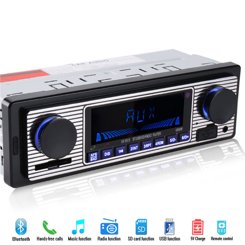 Bluetooth Handfree Car In-Dash Radio MP3 Player Stereo FM USB AUX 1Din 4-Channel