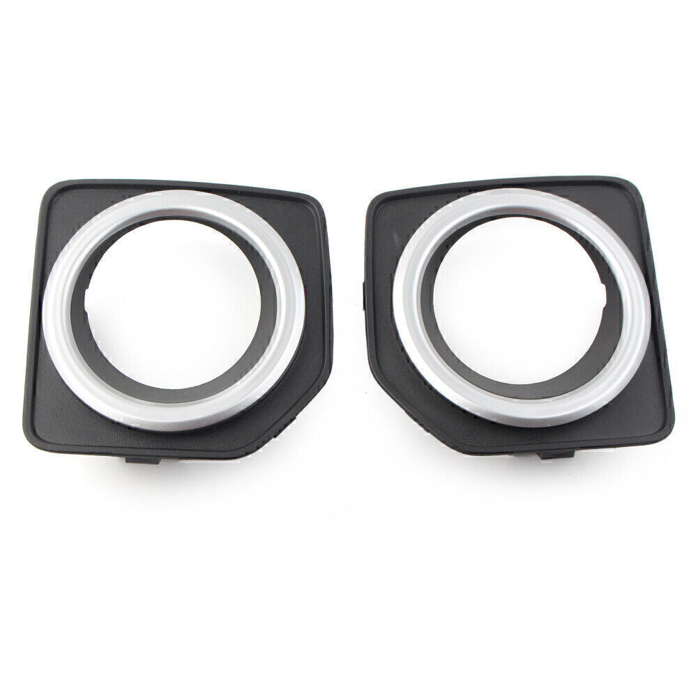 Pair Front Bumper Fog Lamp Cover Bezel for Land Rover Freelander 2 2014-2016