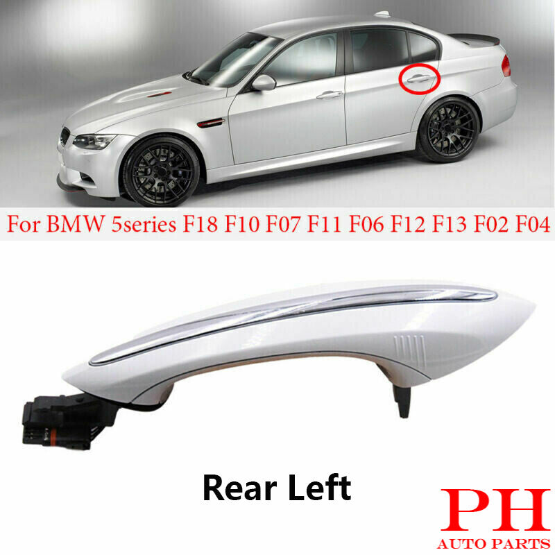 Mineral white rear left outer door handle for BMW F07 F10 F11 F12 F13