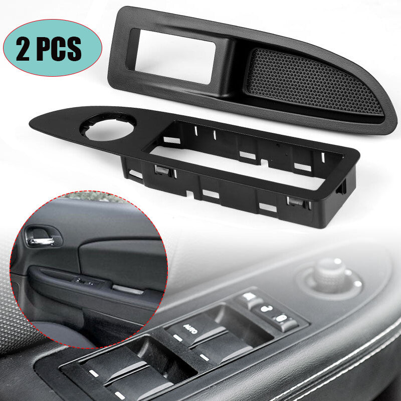 2PCS Front Left Right Side Window Switch Bezel Fit for Dodge Avenger for Chrysler 200