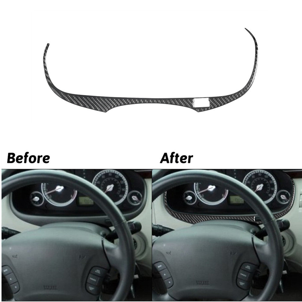 1PC Carbon Fiber Speedometer Decal Panel Cover Trim for Hyundai Azera 2006-2011