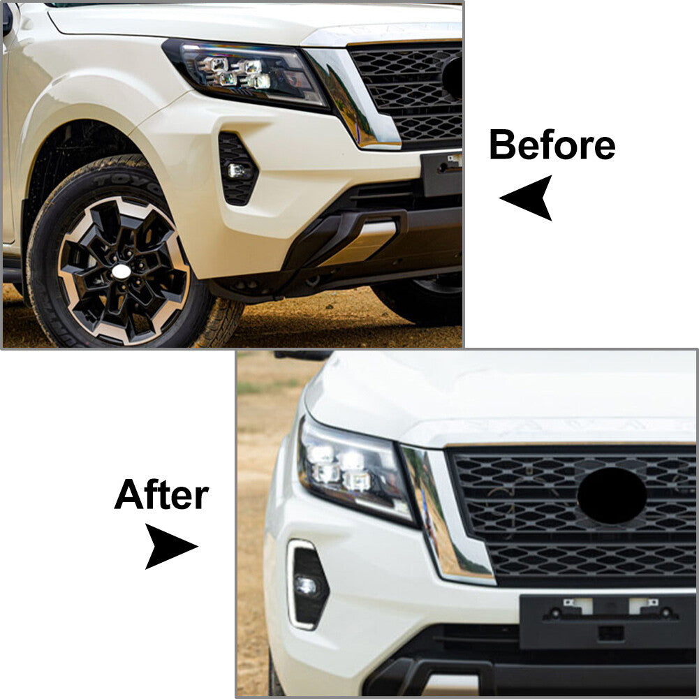DRL LED Daytime Running Light Bumper Fog Lamp for Nissan Navara NP300 2020-22